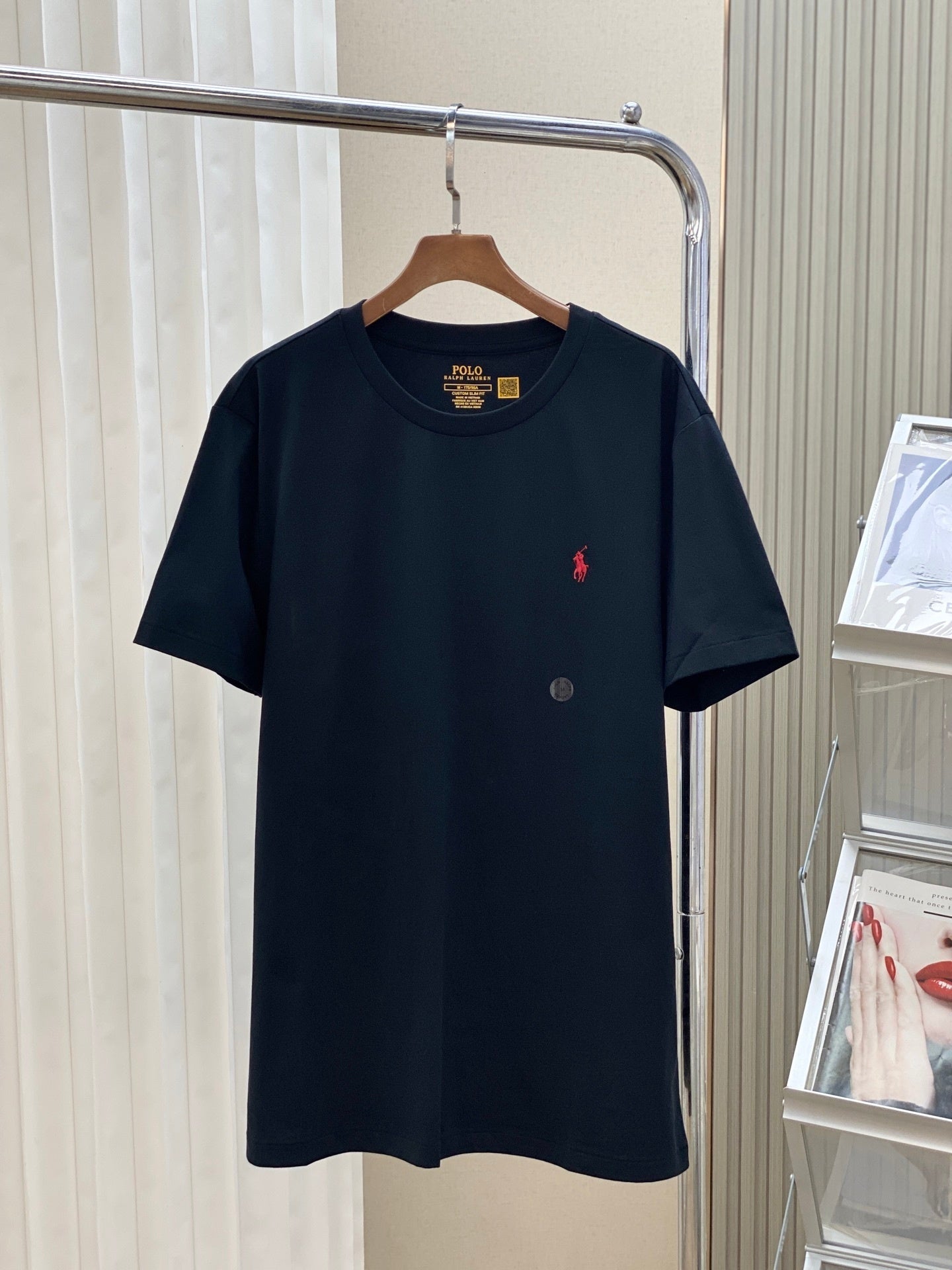 POLO RALPH LAUREN LOGO-EMBROIDERED T-SHIRT