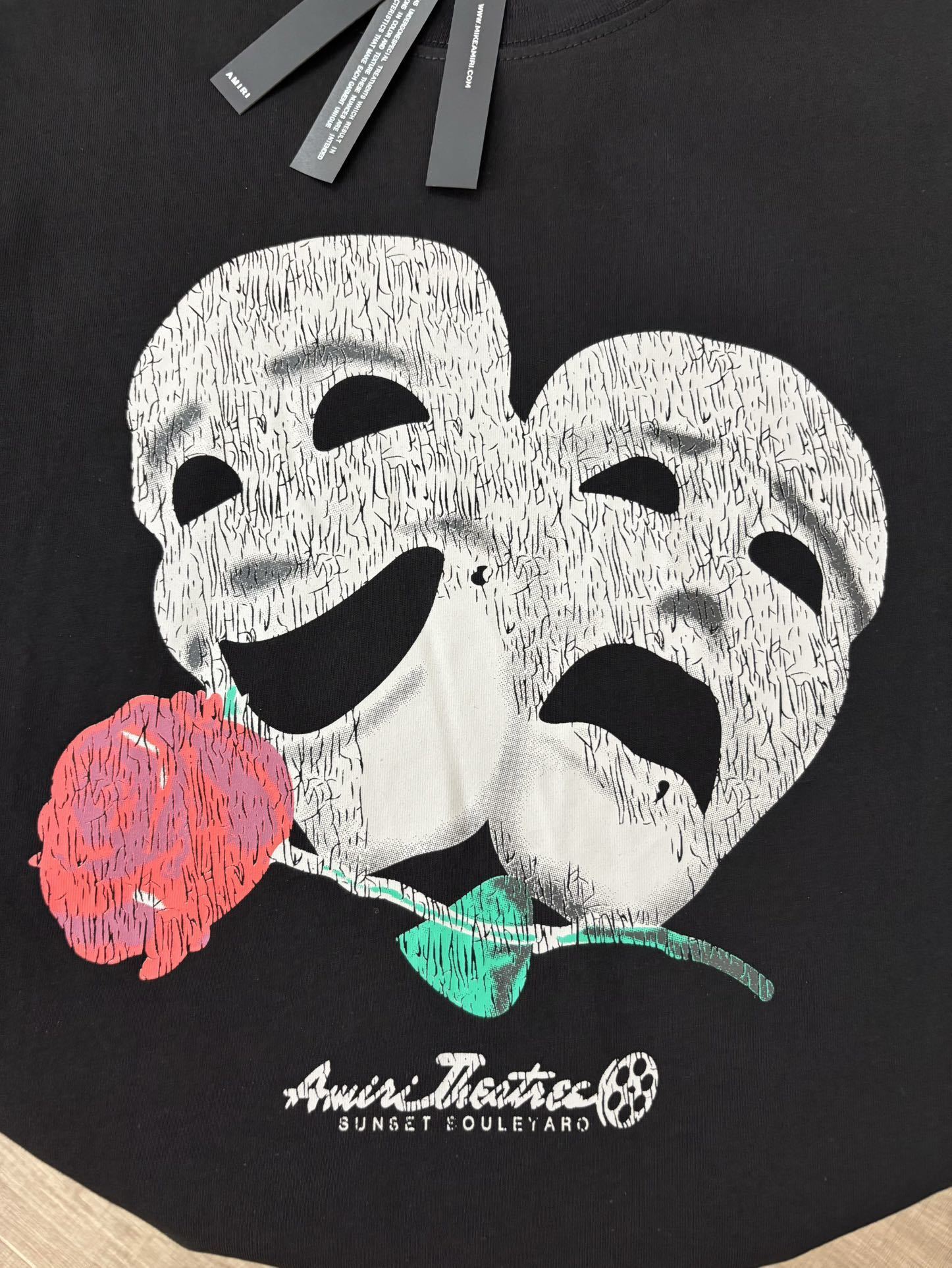 AMIRI THEATRE MASKS OVERSIZED TEE