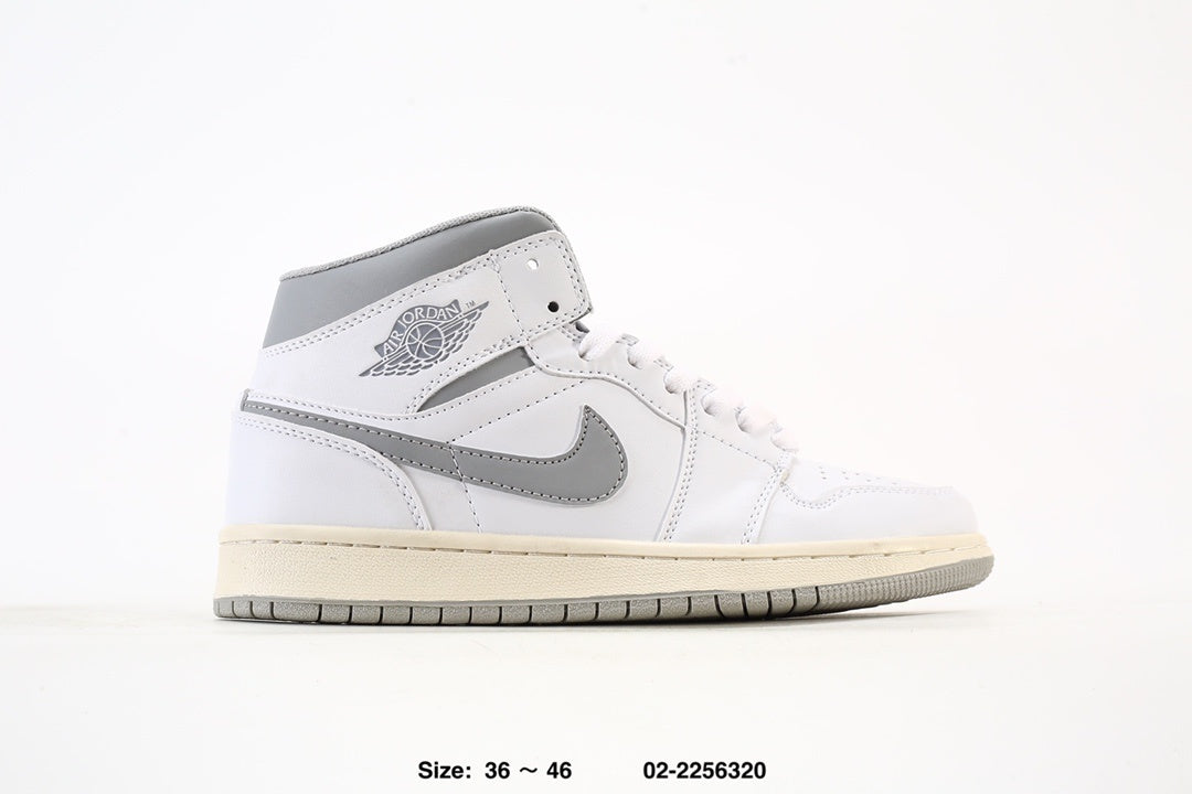 AIR JORDAN 1 MID VINTAGE GREY