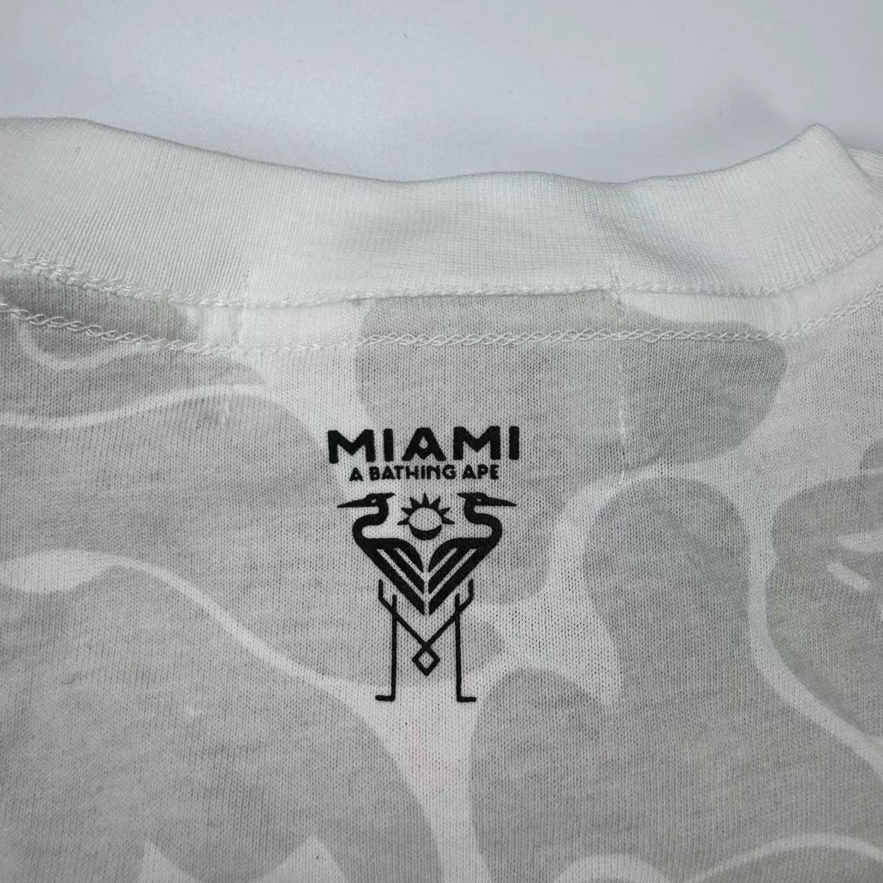 BAPE x INTER MIAMI CF CAMO TEE 'WHITE'