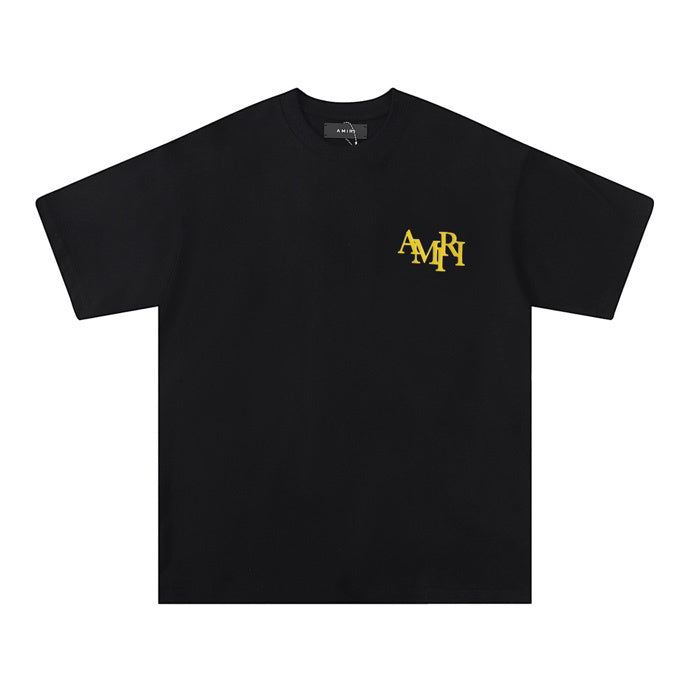 AMIRI CRYSTAL CHAMPAGNE TEE 'BLACK'