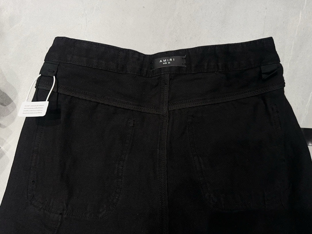 AMIRI BANDANA-PANEL CARPENTER JEANS